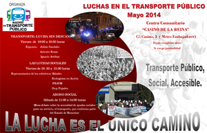 Cartel Charlas Luchas Tte